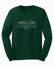 Occupational Therapist Floral Long Sleeve T-Shirt