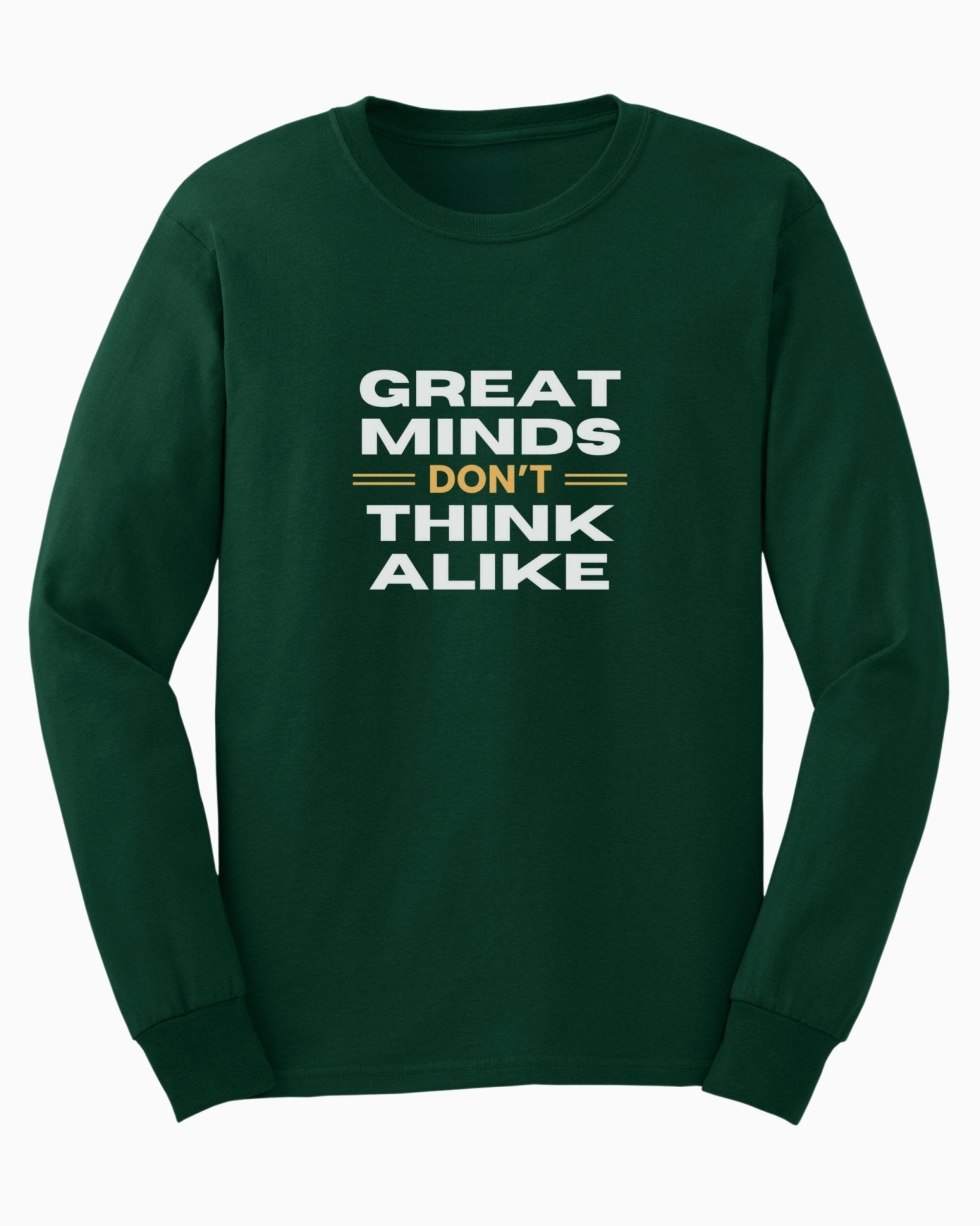 Autism Long - sleeve - Great Minds Don't Think Alike Long Sleeve T-Shirt - Daily Bloom