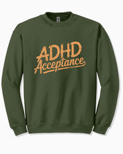 ADHD Acceptance Grunge Style Sweatshirt