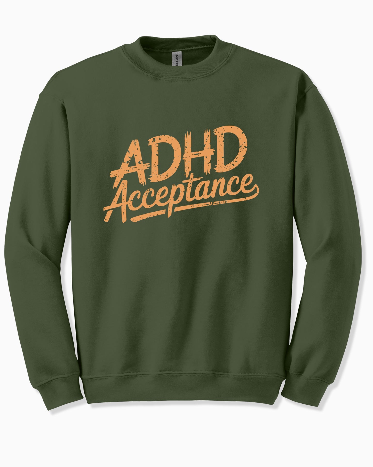 ADHD Acceptance Grunge Style Sweatshirt