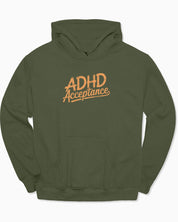 ADHD Acceptance Grunge Style Hoodie