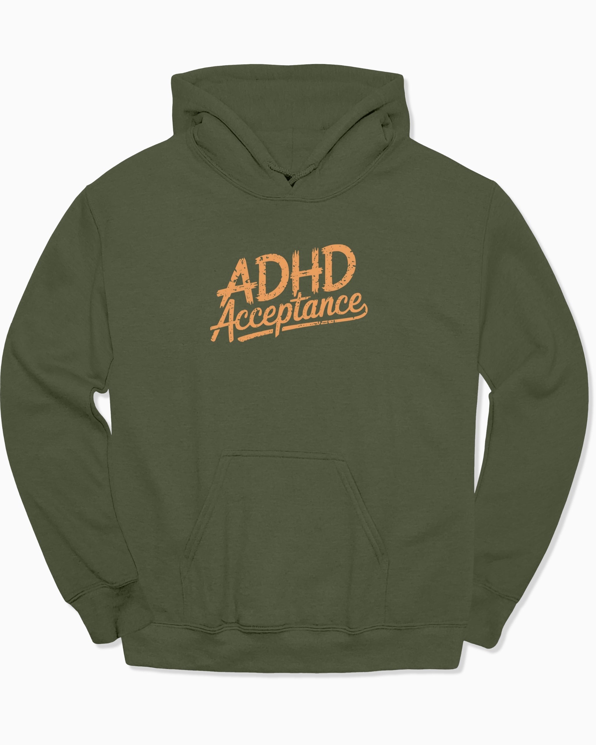 ADHD Acceptance Grunge Style Hoodie