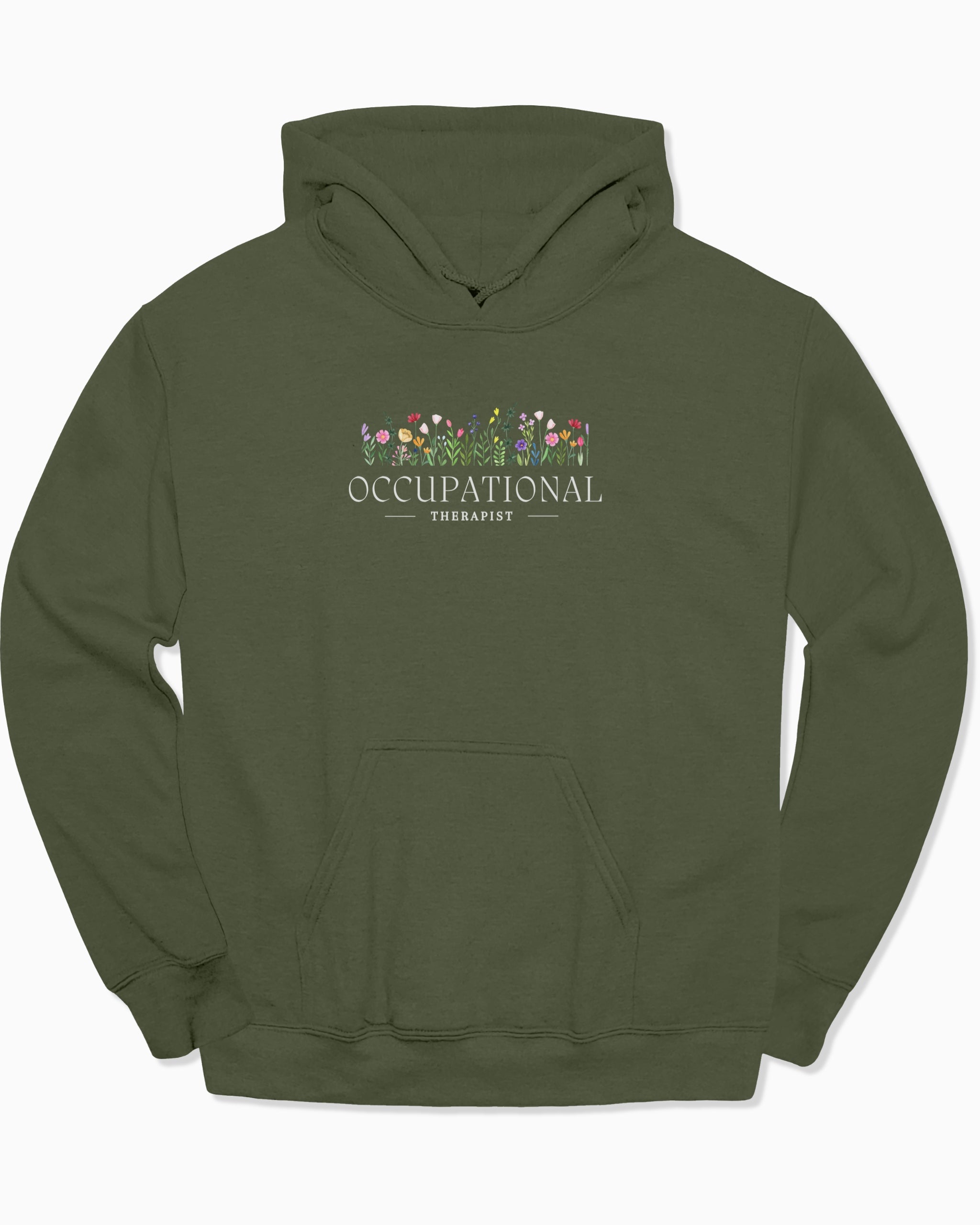 Occupational Therapist Floral Hoodie