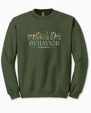 Behavior Therapist Floral Sweatshirt
