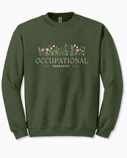 Occupational Therapist Floral Sweatshirt
