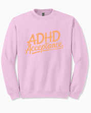 ADHD Acceptance Grunge Style Sweatshirt