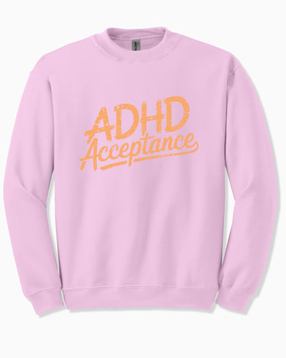 ADHD Acceptance Grunge Style Sweatshirt