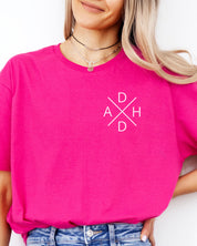 ADHD Cross Tee-Neurodiversity, ADHD & Autism Awareness & Acceptance T-Shirt by Daily Bloom
