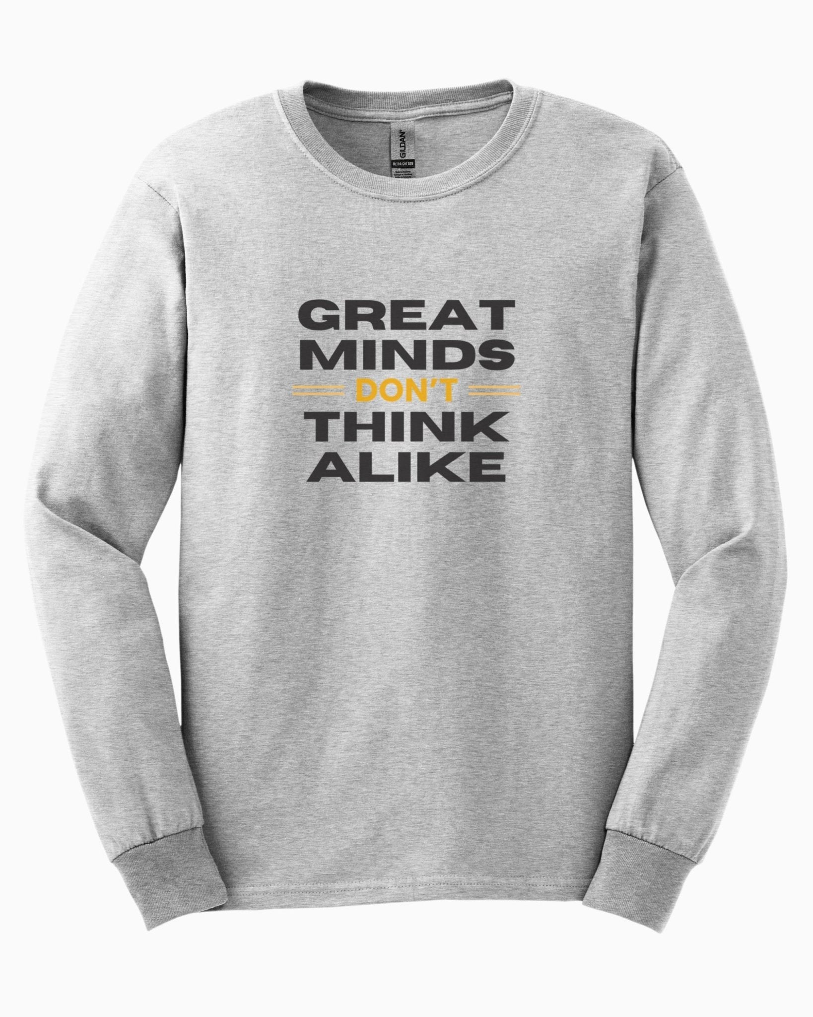 Autism Long - sleeve - Great Minds Don't Think Alike Long Sleeve T-Shirt - Daily Bloom
