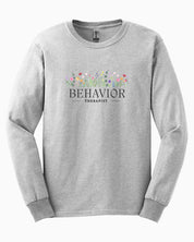 Behavior Therapist Floral Long Sleeve T-Shirt