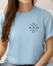ADHD Cross Tee-Neurodiversity, ADHD & Autism Awareness & Acceptance T-Shirt by Daily Bloom