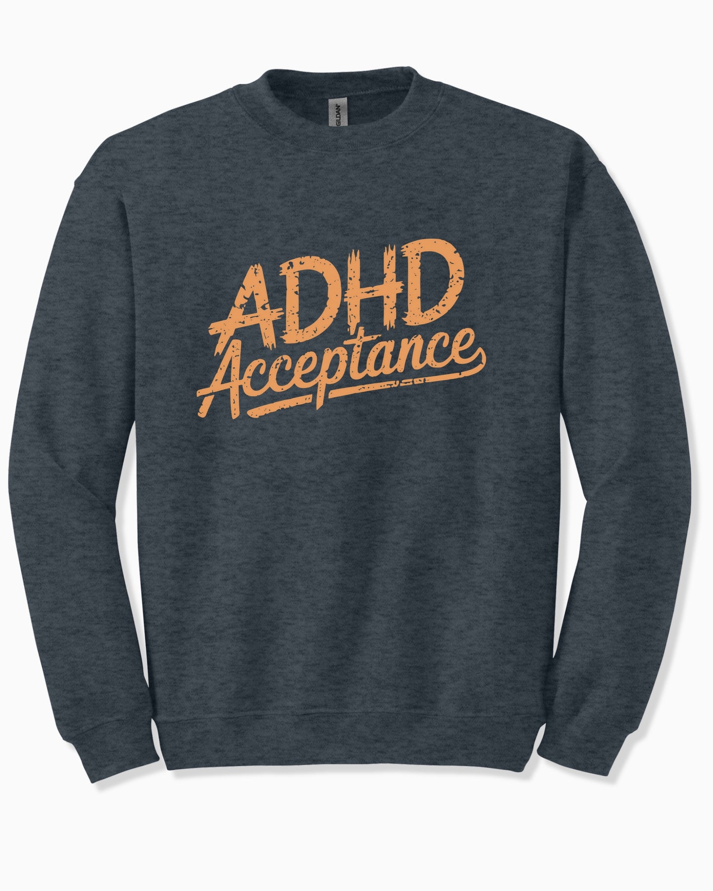 ADHD Acceptance Grunge Style Sweatshirt