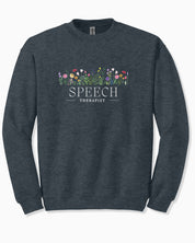 Speech Therapist Floral Sweatshirt