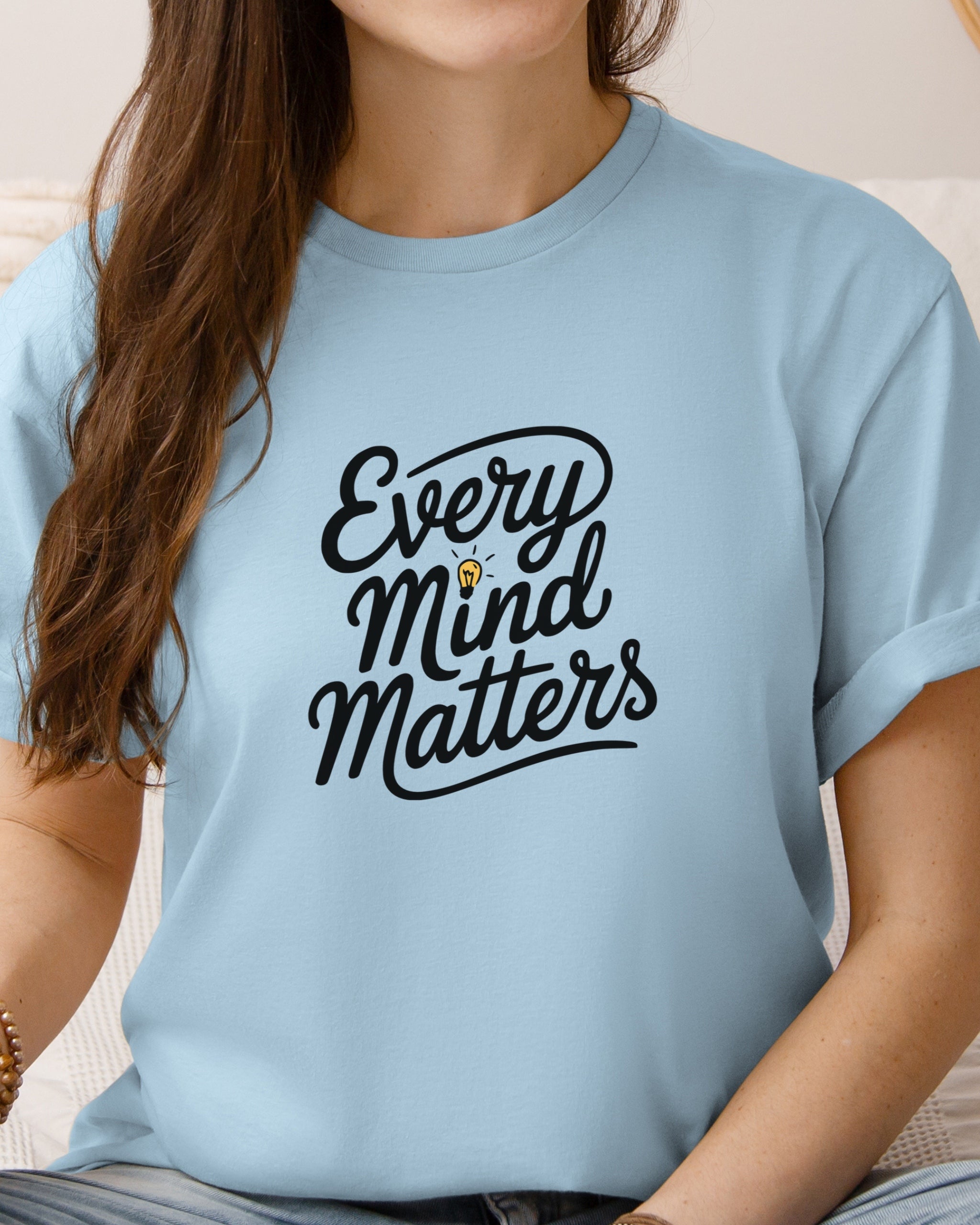 Every Mind Matters Tee-Neurodiversity, ADHD & Autism Awareness & Acceptance T-Shirt by Daily Bloom