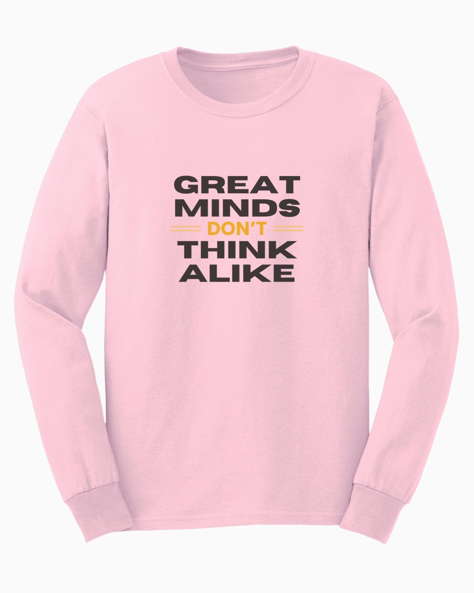 Autism Long - sleeve - Great Minds Don't Think Alike Long Sleeve T-Shirt - Daily Bloom