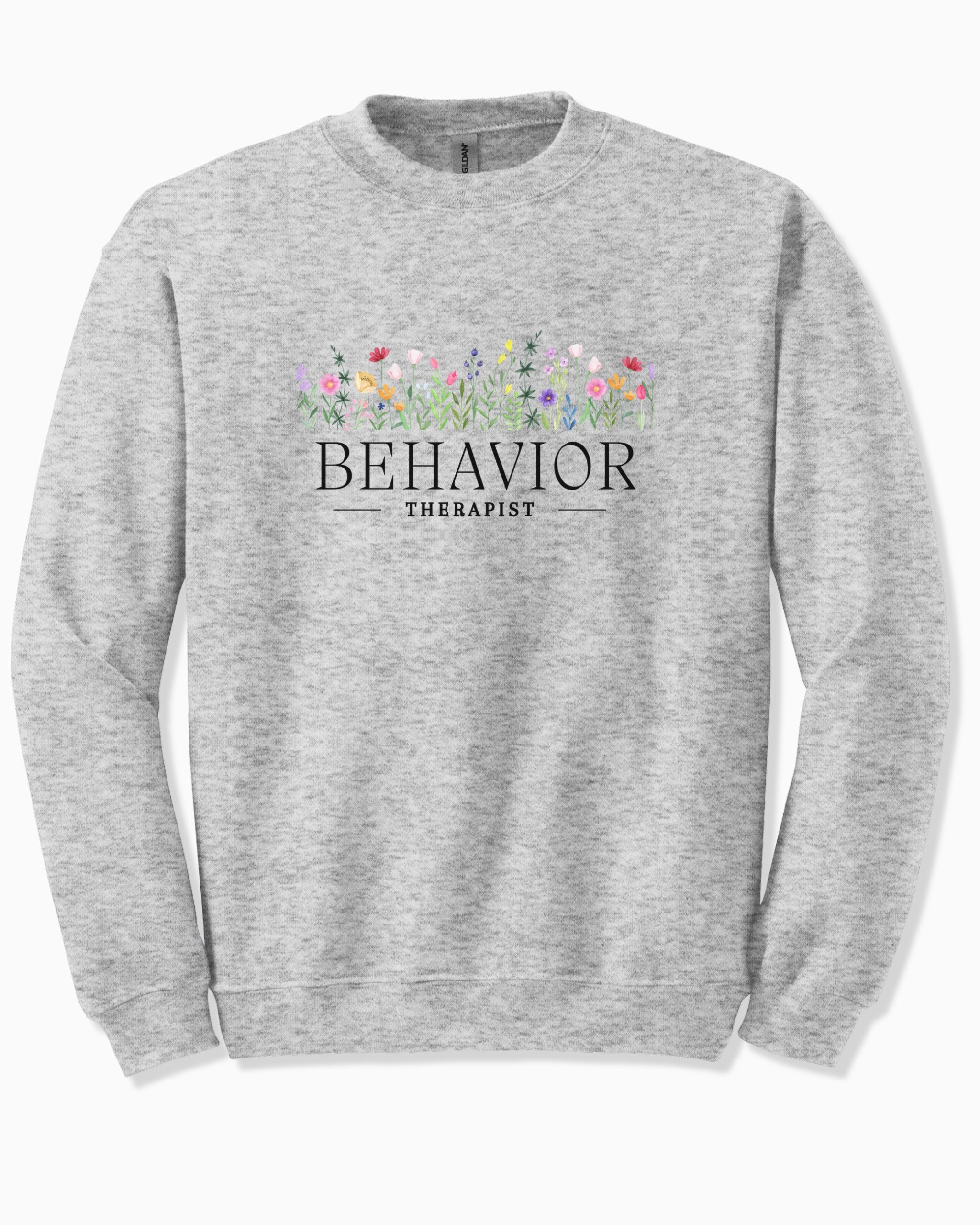 Behavior Therapist Floral Sweatshirt