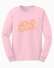 ADHD Acceptance Grunge Style Long Sleeve T-Shirt