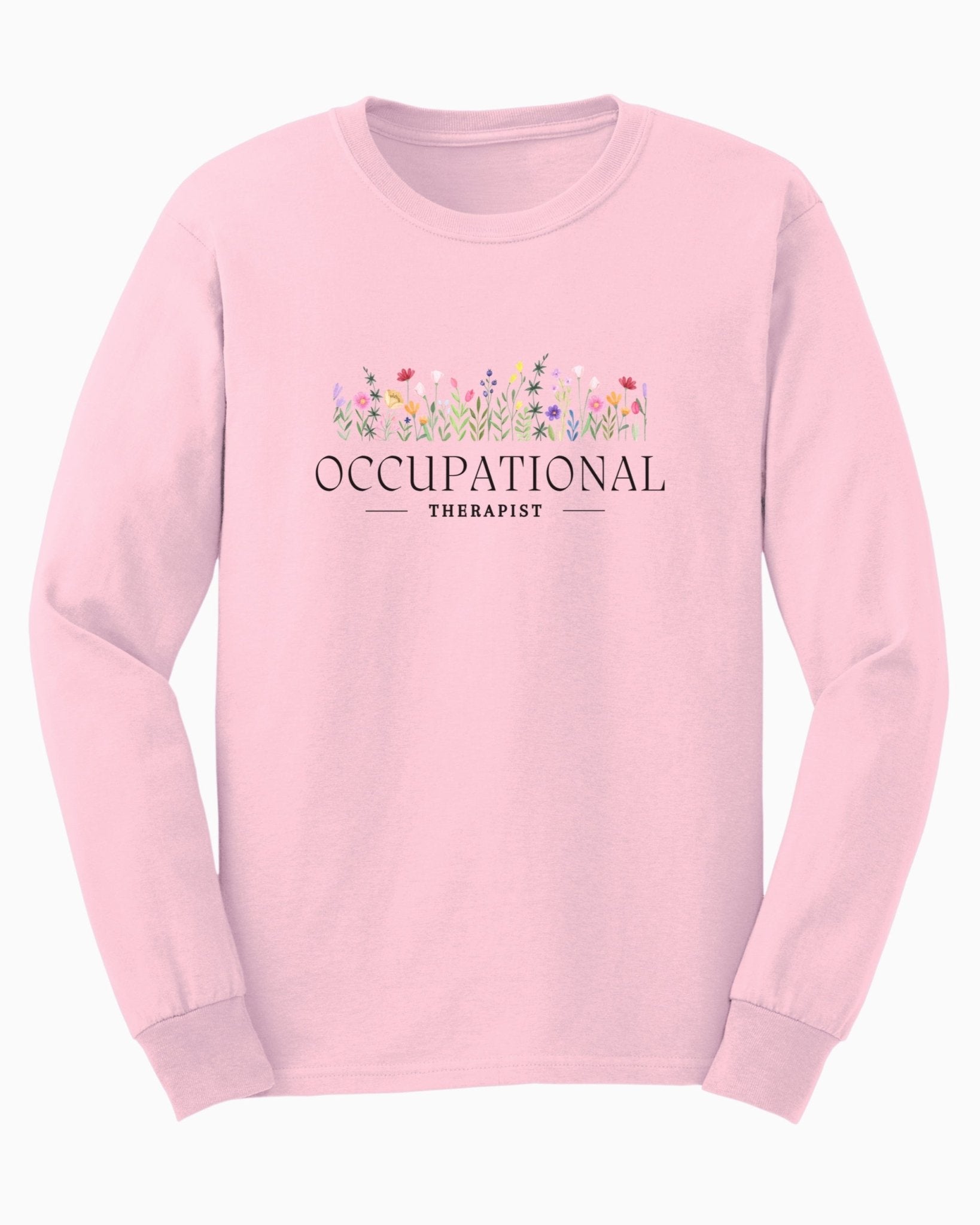 Autism Long - sleeve - Occupational Therapist Floral Long Sleeve T-Shirt - Daily Bloom
