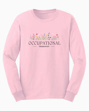 Occupational Therapist Floral Long Sleeve T-Shirt
