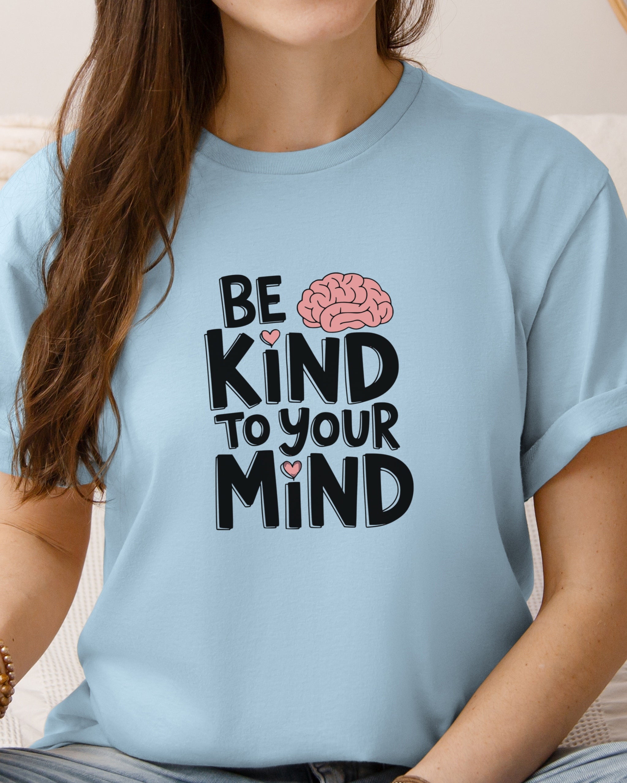 Be Kind to Your Mind Tee-Neurodiversity, ADHD & Autism Awareness & Acceptance T-Shirt by Daily Bloom