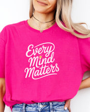 Every Mind Matters Tee-Neurodiversity, ADHD & Autism Awareness & Acceptance T-Shirt by Daily Bloom