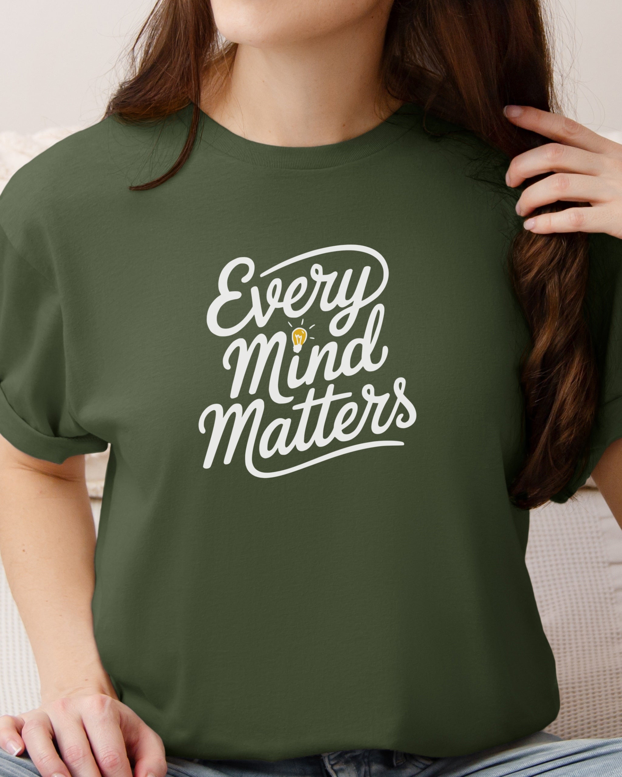 Every Mind Matters Tee-Neurodiversity, ADHD & Autism Awareness & Acceptance T-Shirt by Daily Bloom