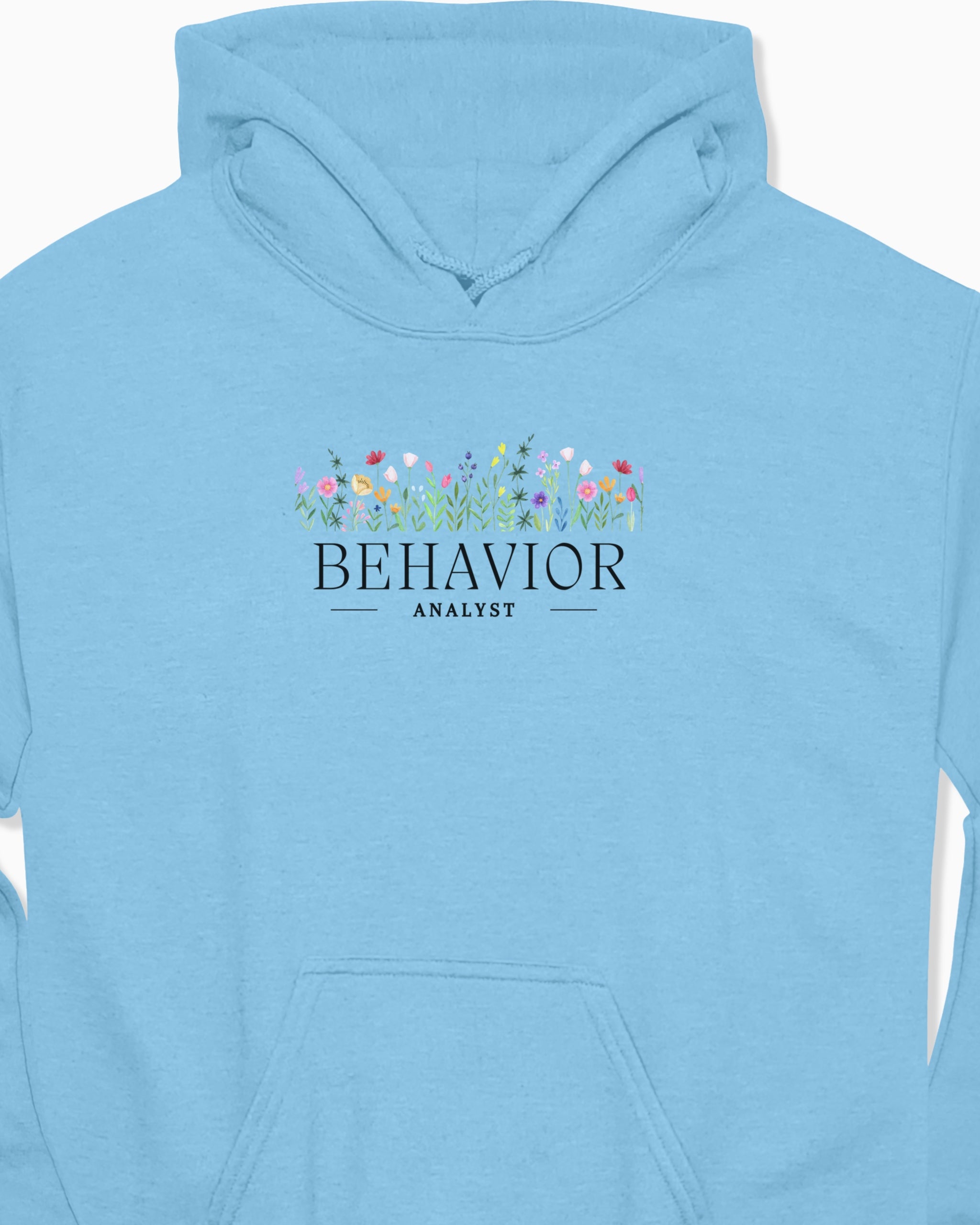 Behavior Analyst Floral Hoodie