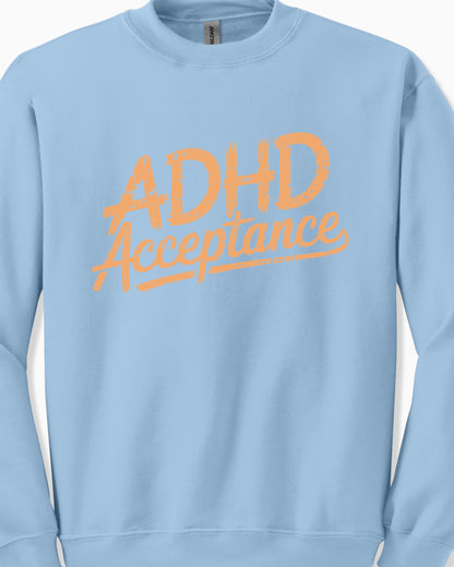 ADHD Acceptance Grunge Style Sweatshirt