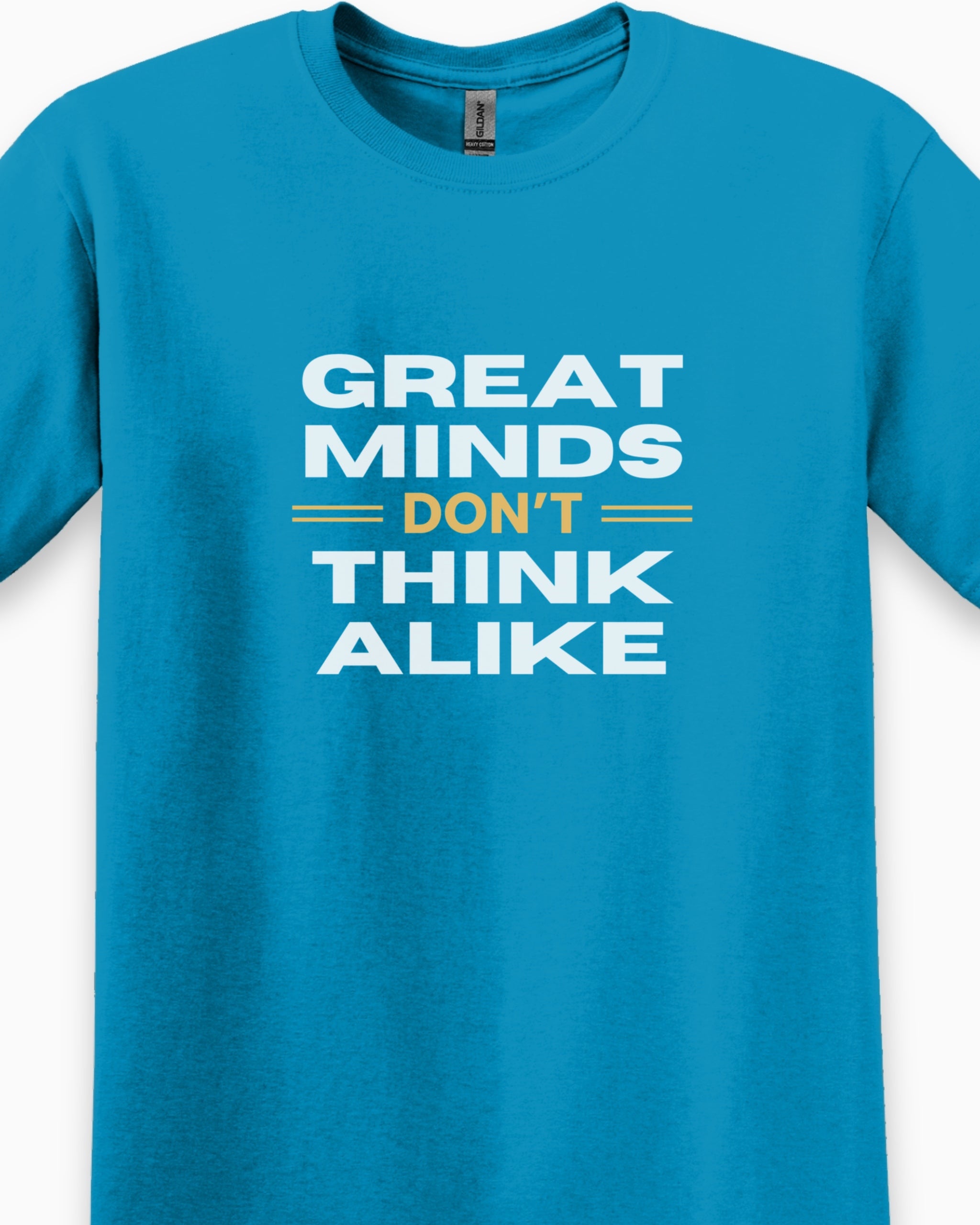 Great Minds Don't Think Alike Tee-Neurodiversity, ADHD & Autism Awareness & Acceptance T-Shirt by Daily Bloom