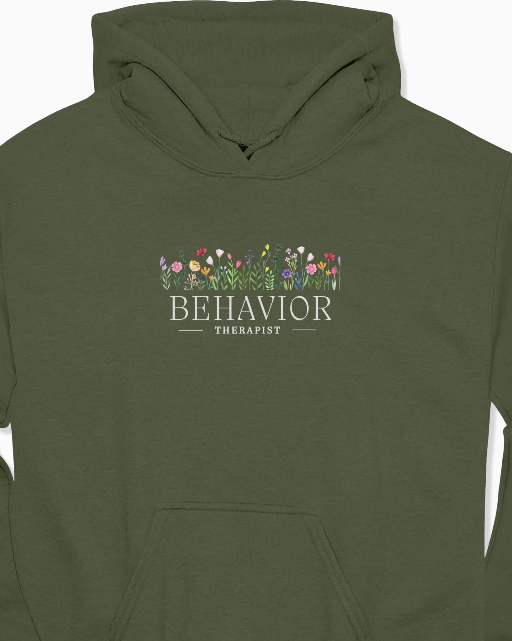 Autism Hoodie - Behavior Therapist Floral Hoodie - Daily Bloom