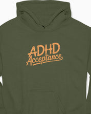 ADHD Acceptance Grunge Style Hoodie