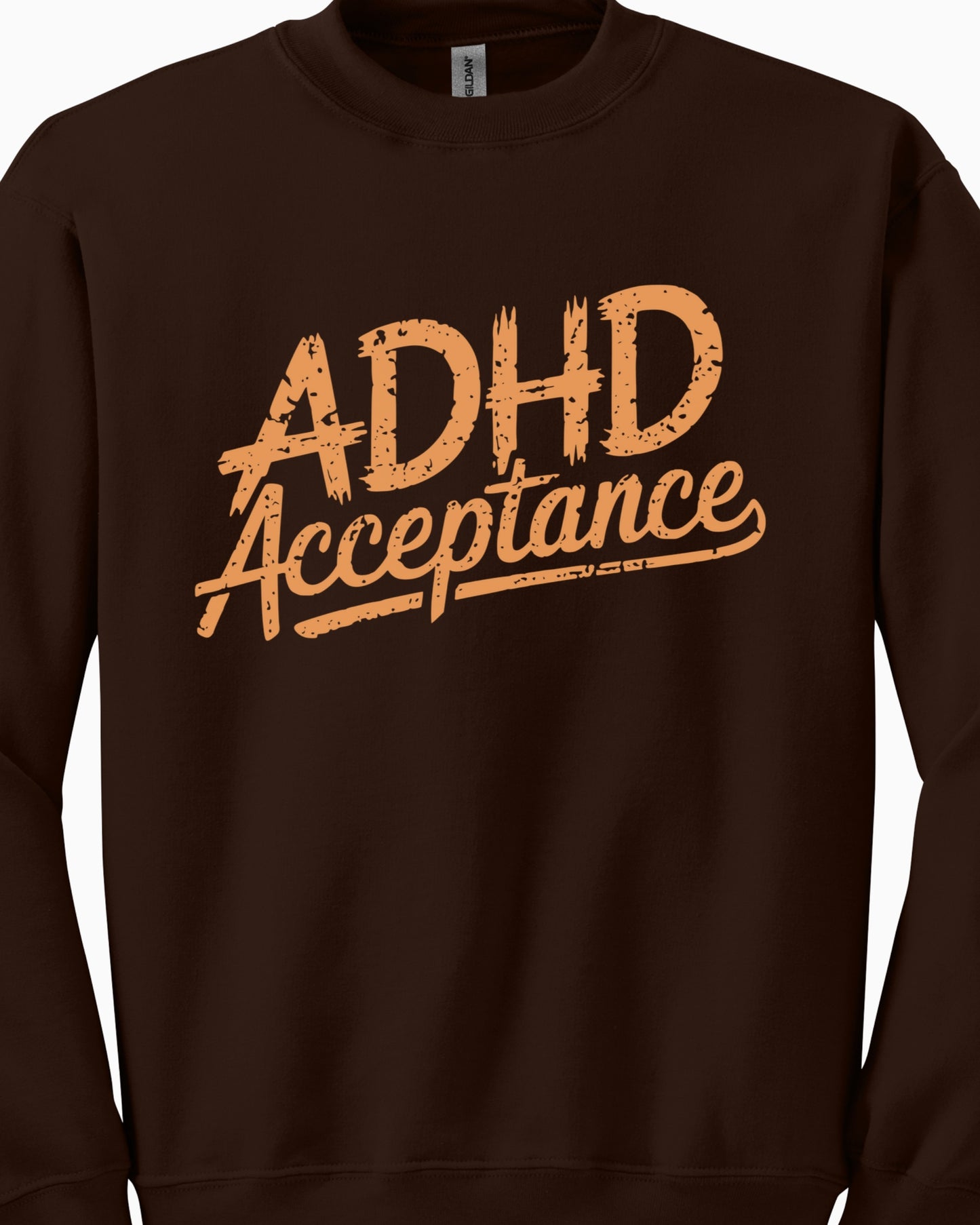 ADHD Acceptance Grunge Style Sweatshirt