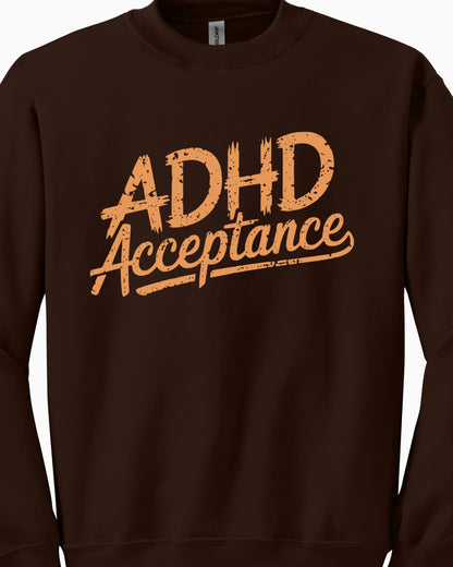 ADHD Acceptance Grunge Style Sweatshirt
