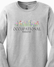 Occupational Therapist Floral Long Sleeve T-Shirt