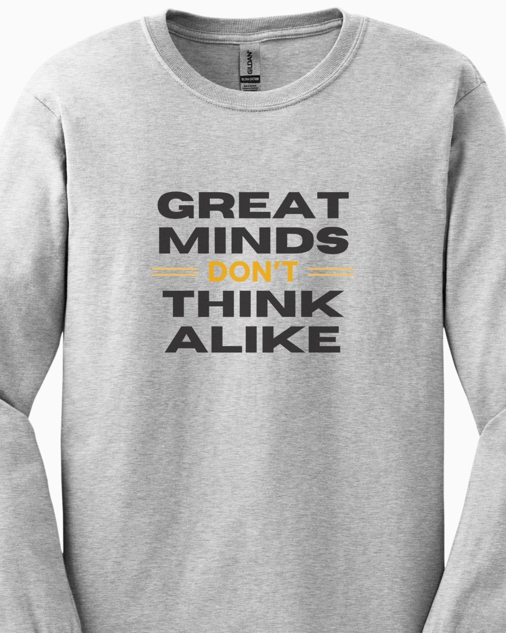 Autism Long - sleeve - Great Minds Don't Think Alike Long Sleeve T-Shirt - Daily Bloom