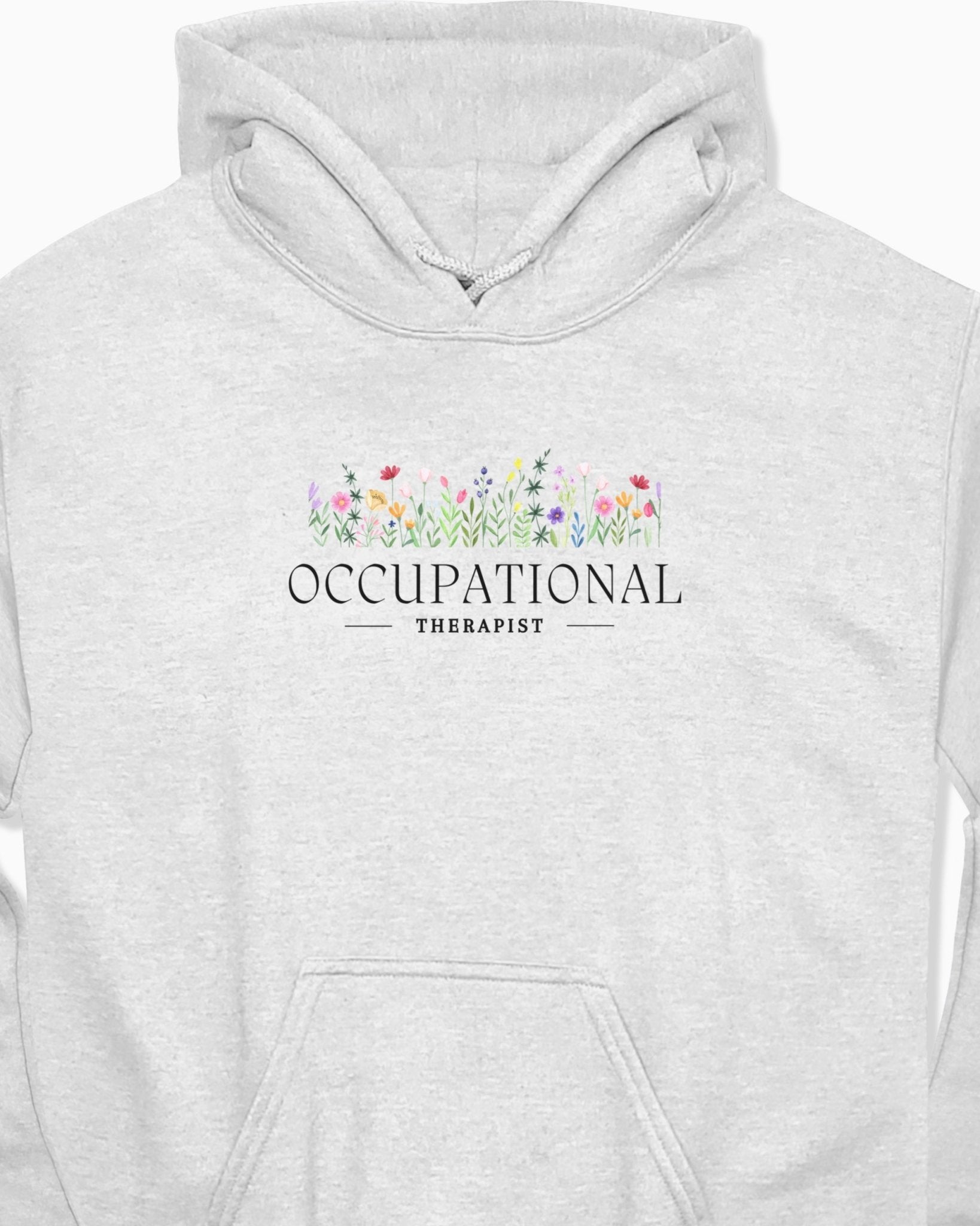 Autism Hoodie - Occupational Therapist Floral Hoodie - Daily Bloom