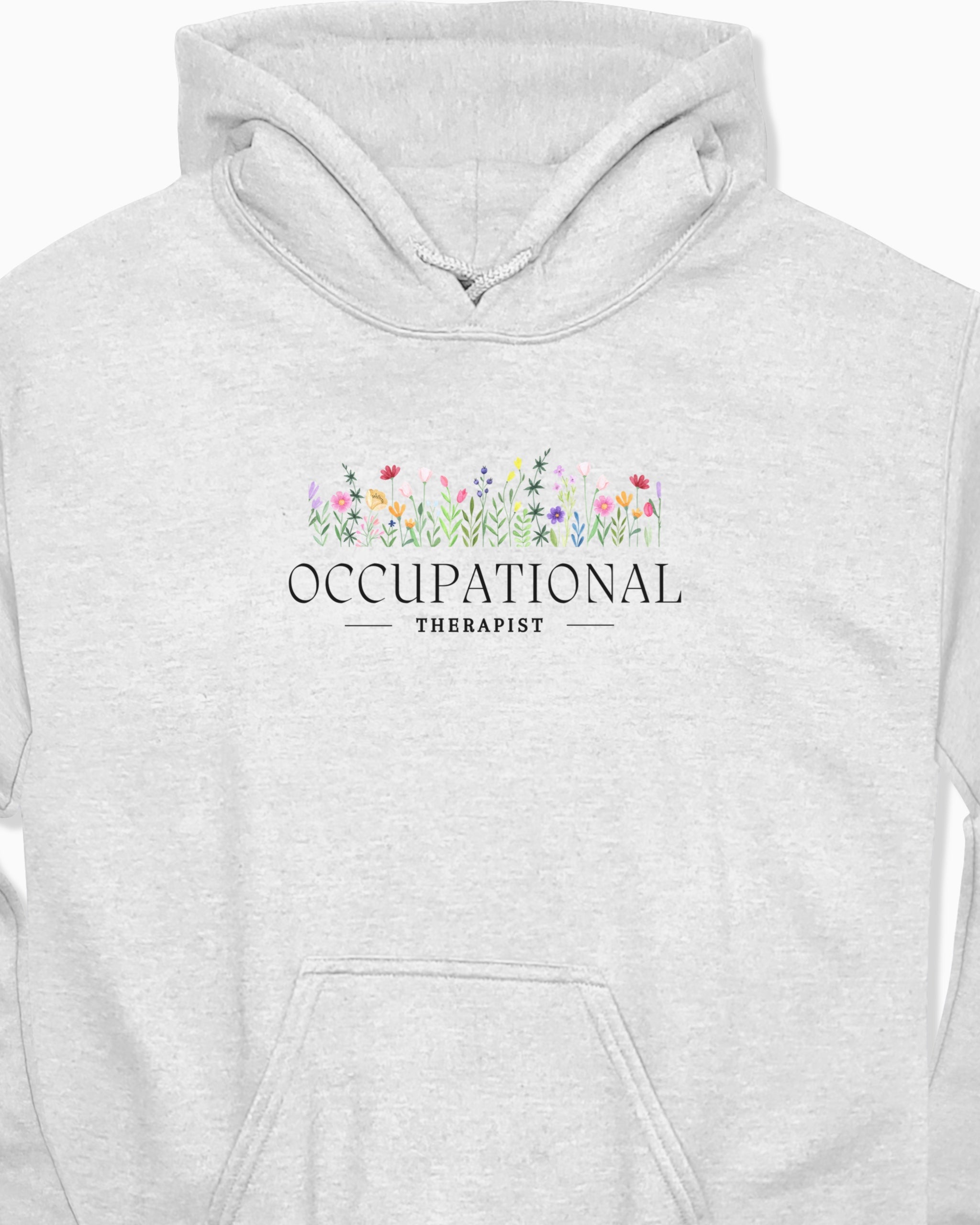 Occupational Therapist Floral Hoodie