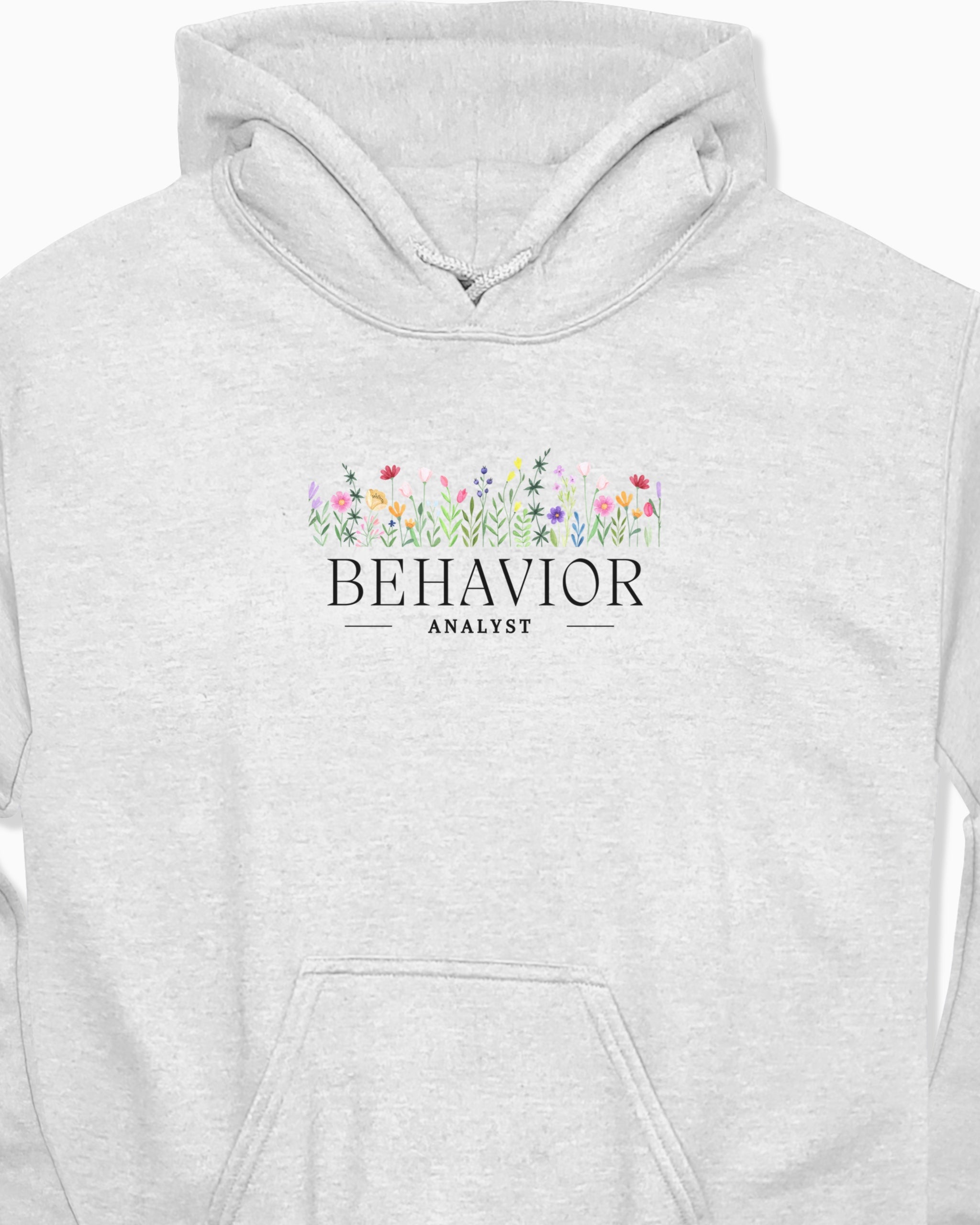 Behavior Analyst Floral Hoodie