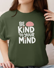 Be Kind to Your Mind Tee-Neurodiversity, ADHD & Autism Awareness & Acceptance T-Shirt by Daily Bloom