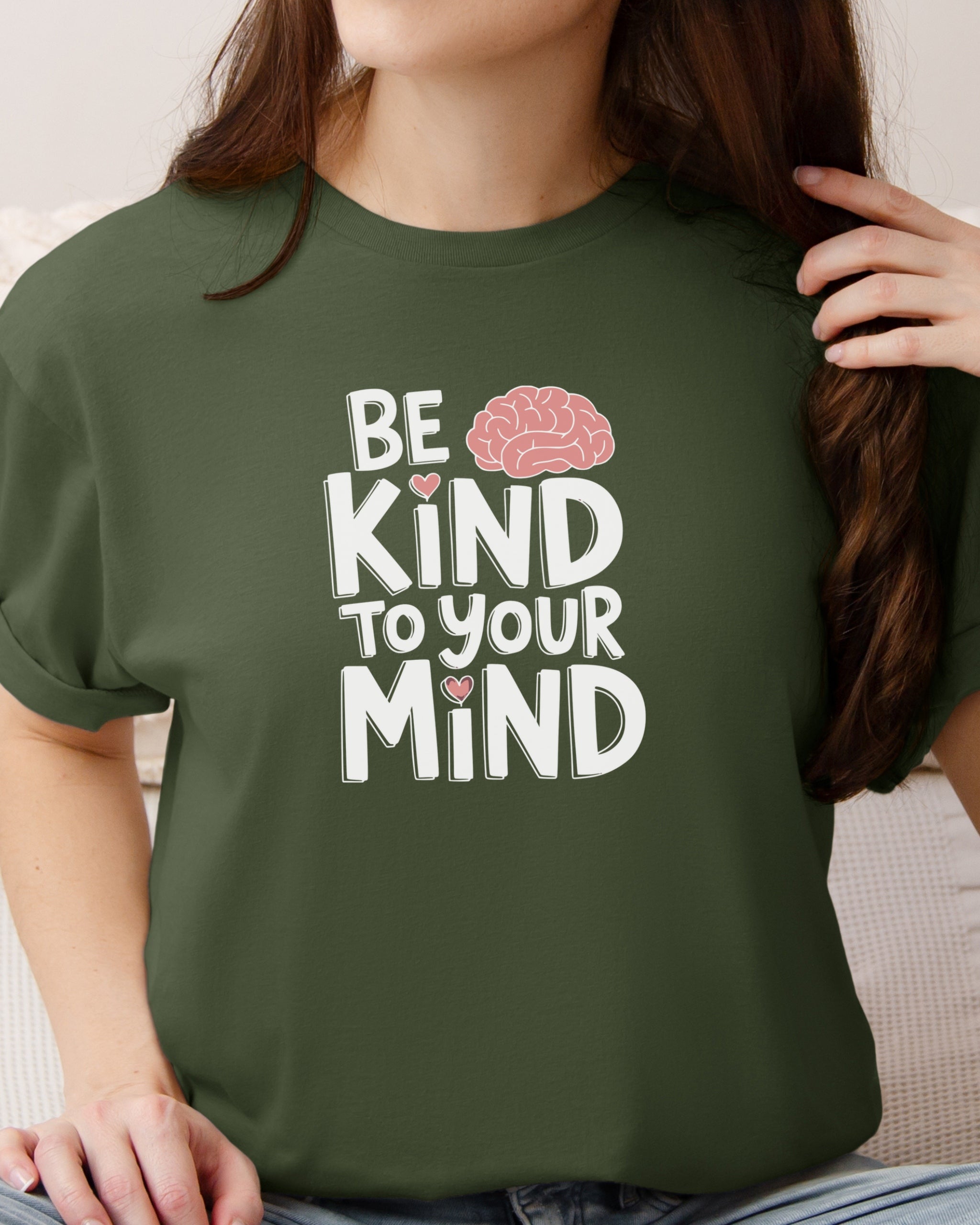 Be Kind to Your Mind Tee-Neurodiversity, ADHD & Autism Awareness & Acceptance T-Shirt by Daily Bloom