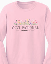 Occupational Therapist Floral Long Sleeve T-Shirt
