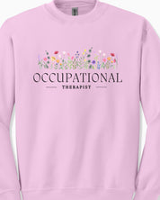 Occupational Therapist Floral Sweatshirt