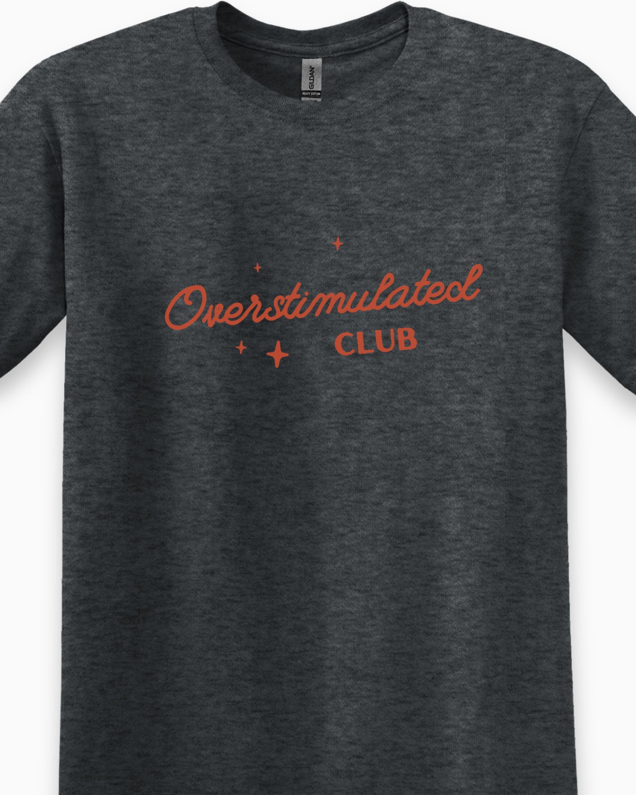 Overstimulated Club Tee-Neurodiversity, ADHD & Autism Awareness & Acceptance T-Shirt by Daily Bloom