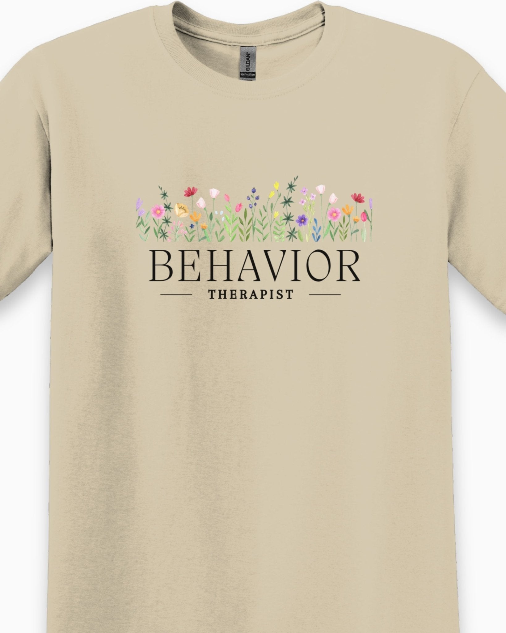 Autism T-Shirt - Behavior Therapist Floral Tee - Daily Bloom