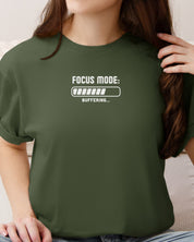 ADHD Focus Mode Buffering Tee-Neurodiversity, ADHD & Autism Awareness & Acceptance T-Shirt by Daily Bloom