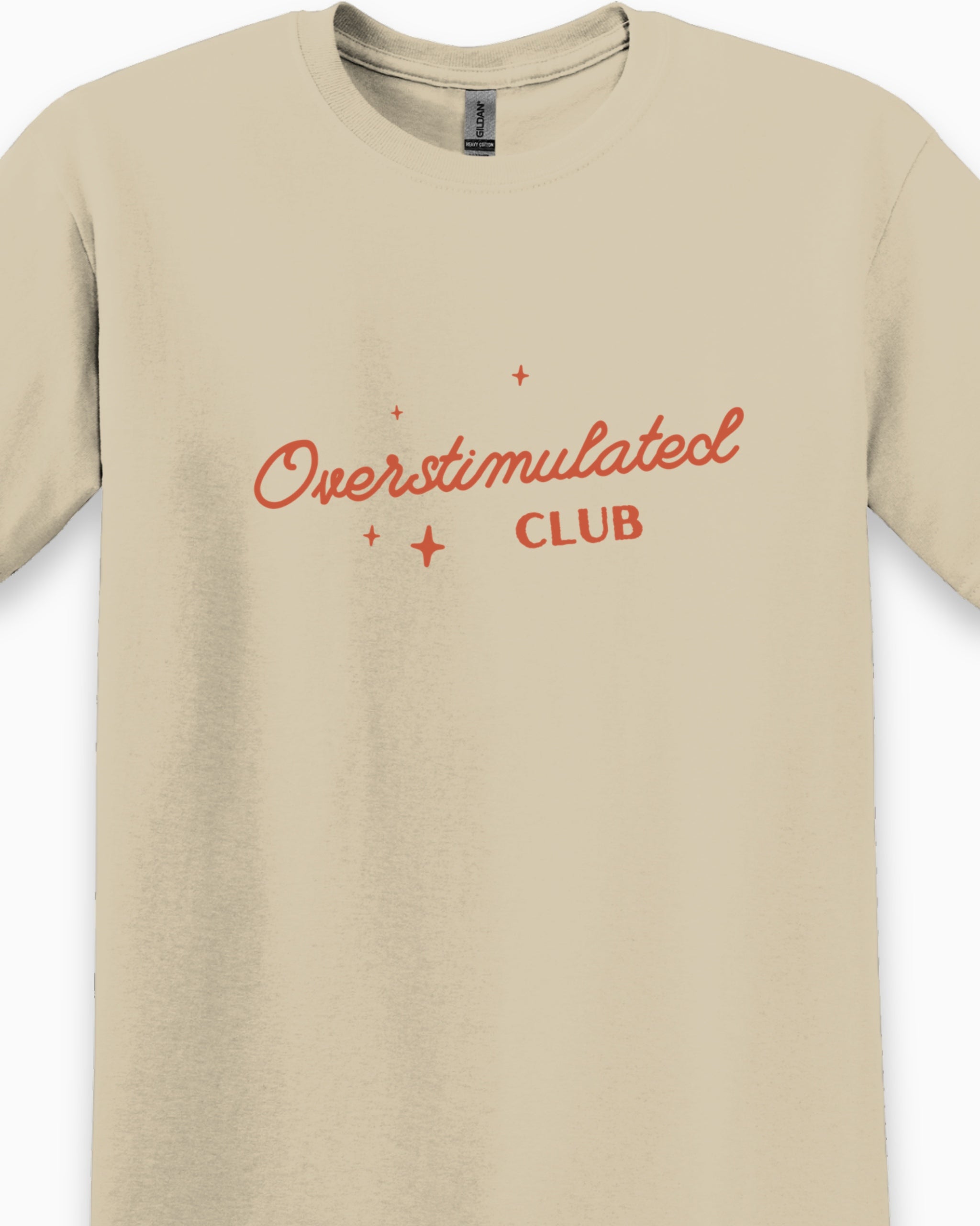 Overstimulated Club Tee-Neurodiversity, ADHD & Autism Awareness & Acceptance T-Shirt by Daily Bloom
