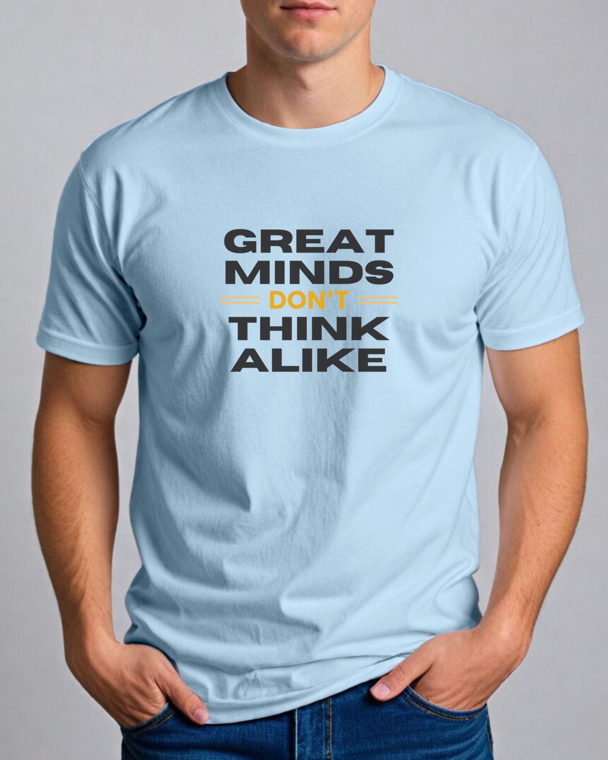 Great Minds Don't Think Alike Tee-Neurodiversity, ADHD & Autism Awareness & Acceptance T-Shirt by Daily Bloom