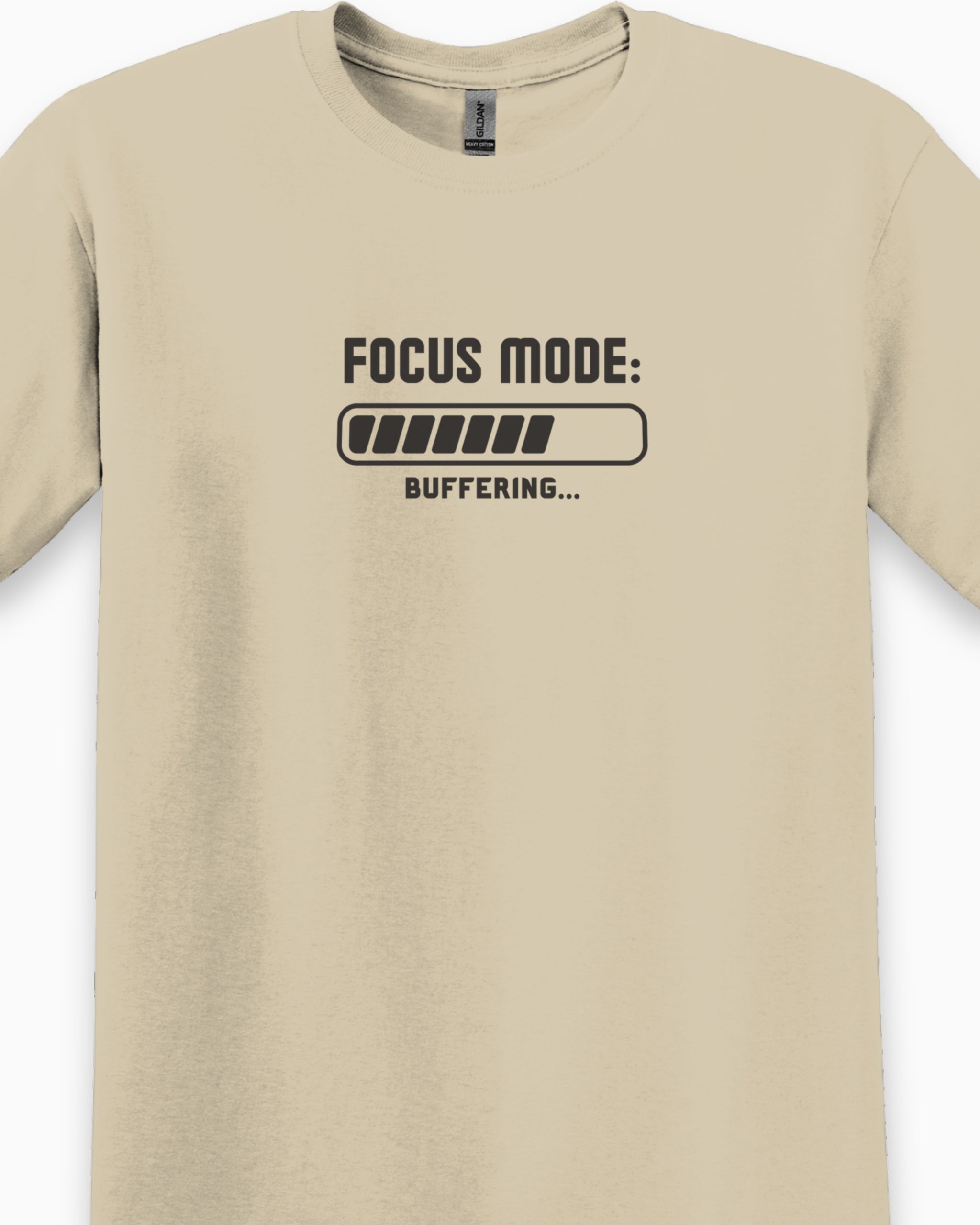 ADHD Focus Mode Buffering Tee-Neurodiversity, ADHD & Autism Awareness & Acceptance T-Shirt by Daily Bloom