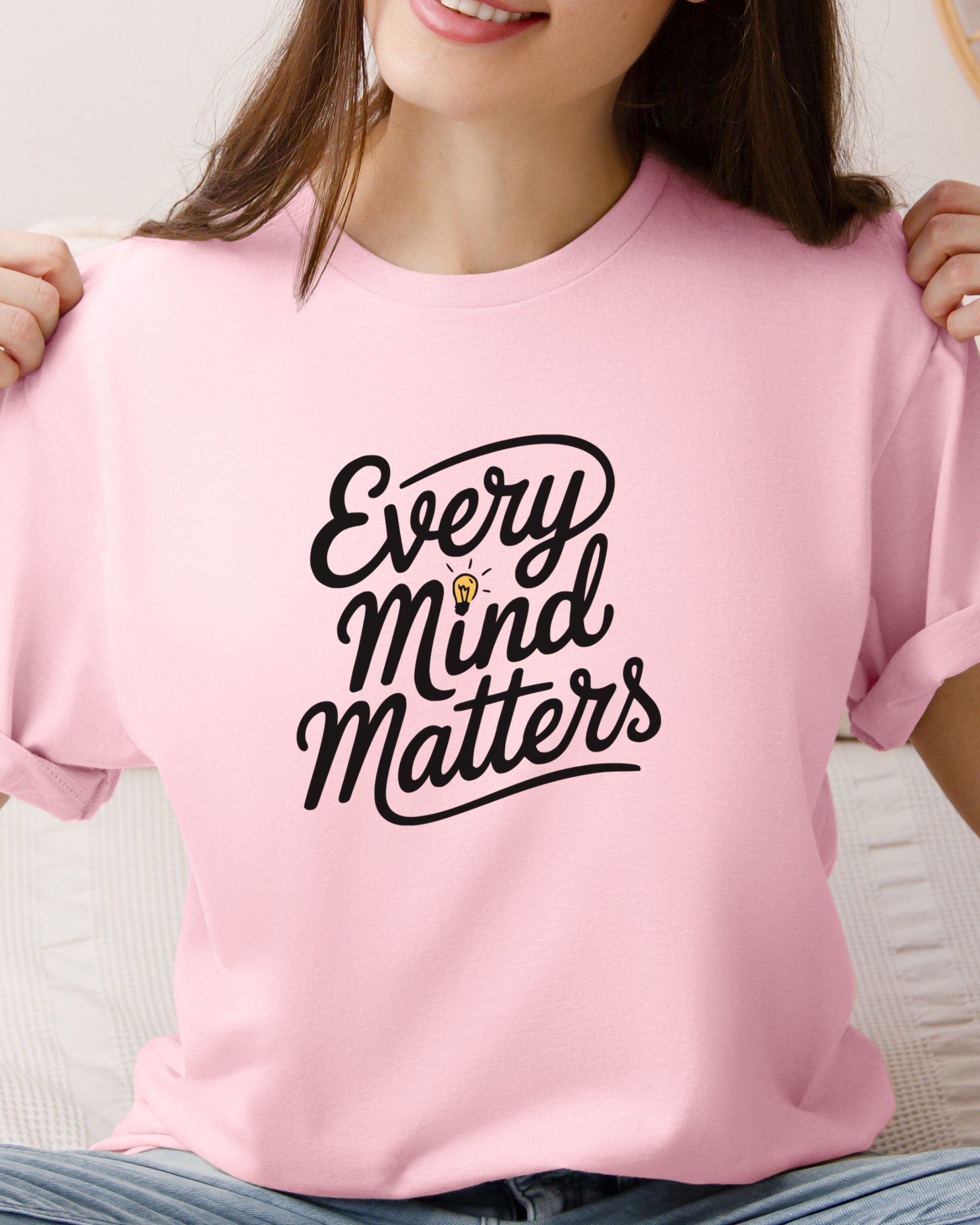 Every Mind Matters Tee-Neurodiversity, ADHD & Autism Awareness & Acceptance T-Shirt by Daily Bloom