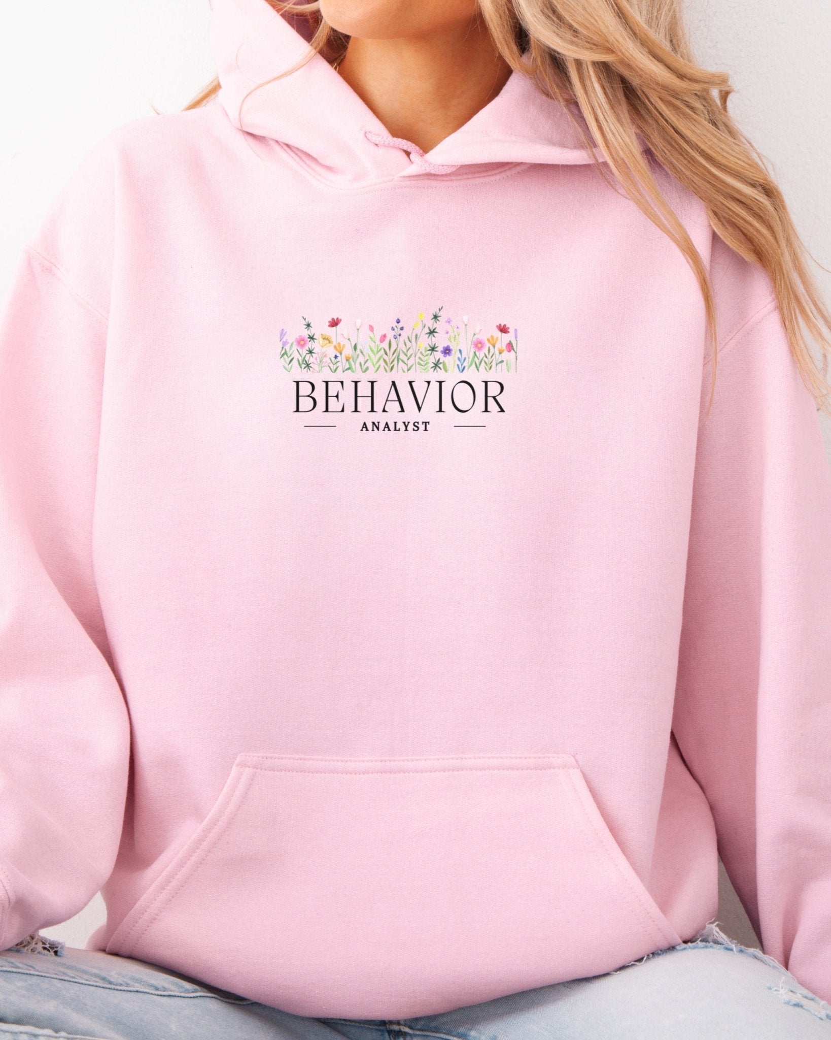 Autism Hoodie - Behavior Analyst Floral Hoodie - Daily Bloom